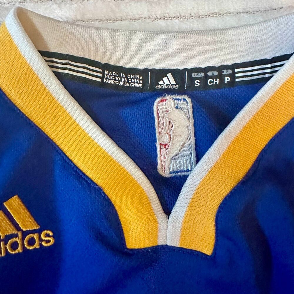 Golden State WARRIORS Steph Curry Adidas Jersey Size Youth Small - Picture 6 of 8